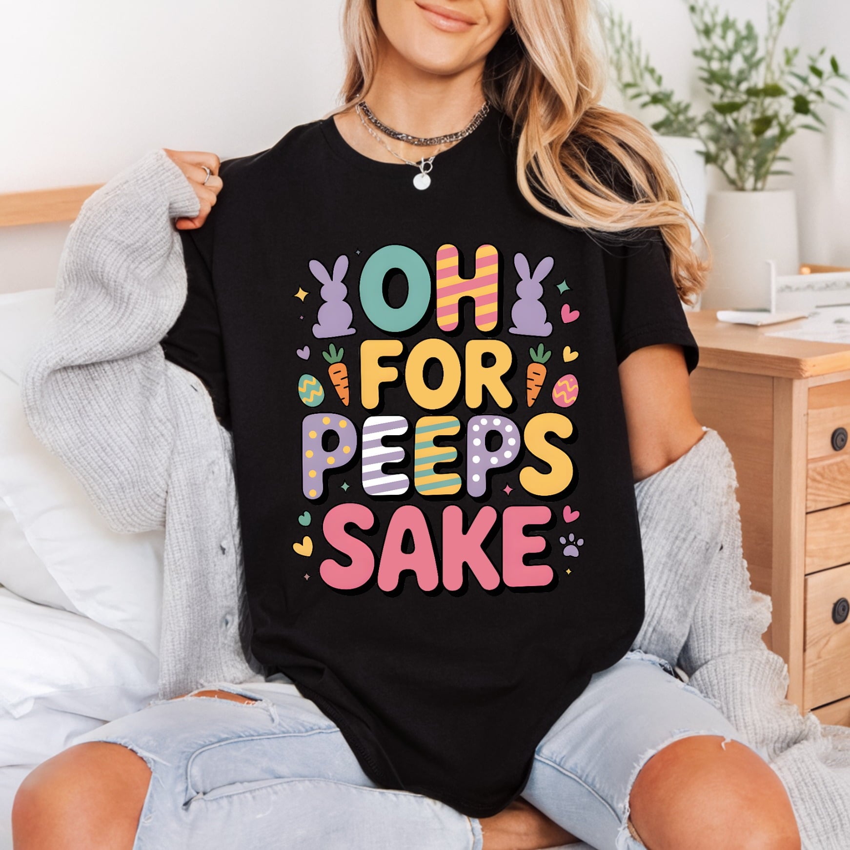 Peeps Sake Easter Diy Easter Spring Ready to Press DTF Transfer for Dtf
