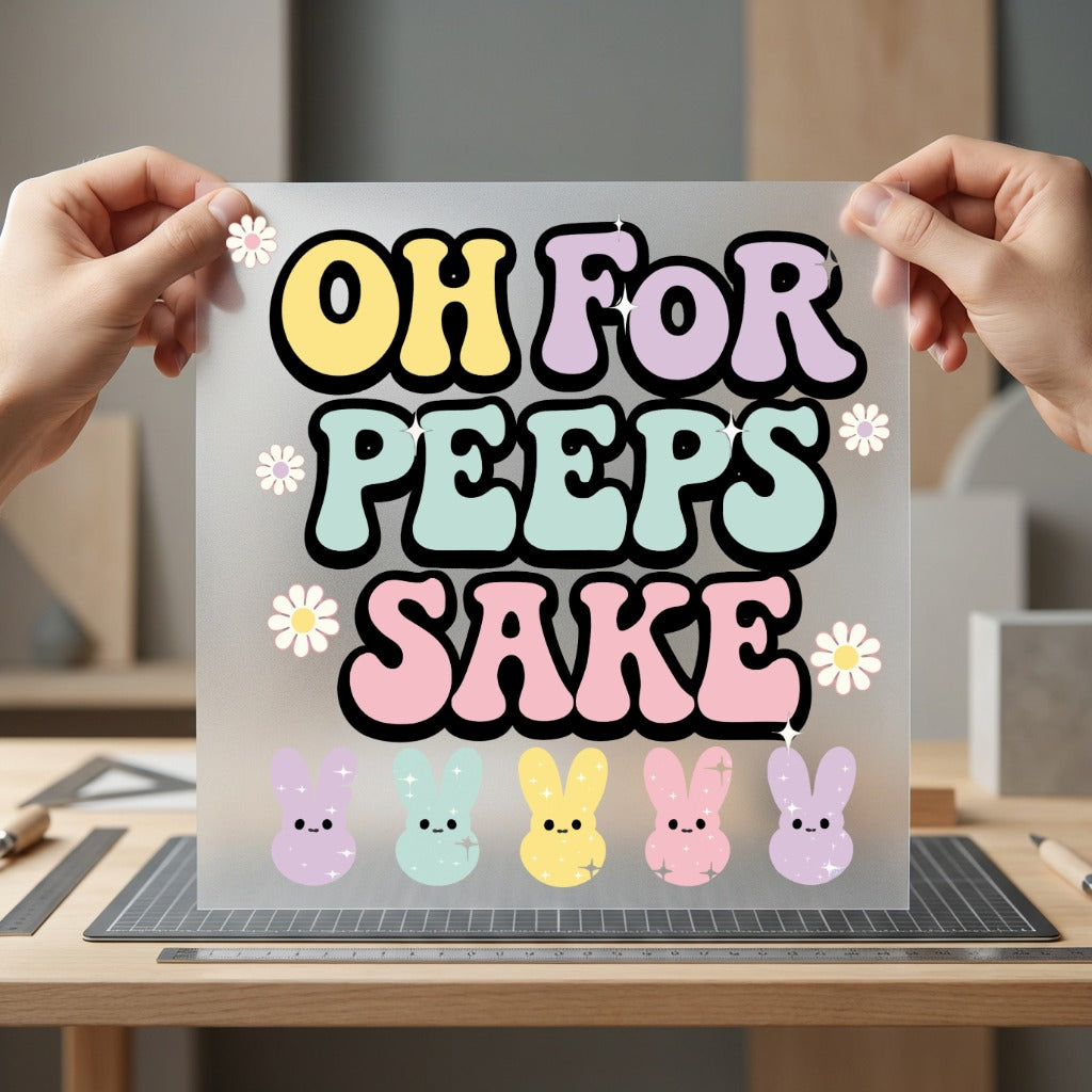 Peeps Sake Easter Retro Easter Spring Ready to Press DTF Transfer for Dtf