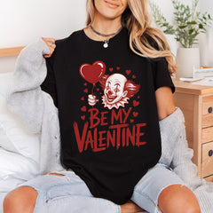 Pennywise Valentine Horror Clown Halloween Valentine Ready to Press DTF Transfer for Dtf