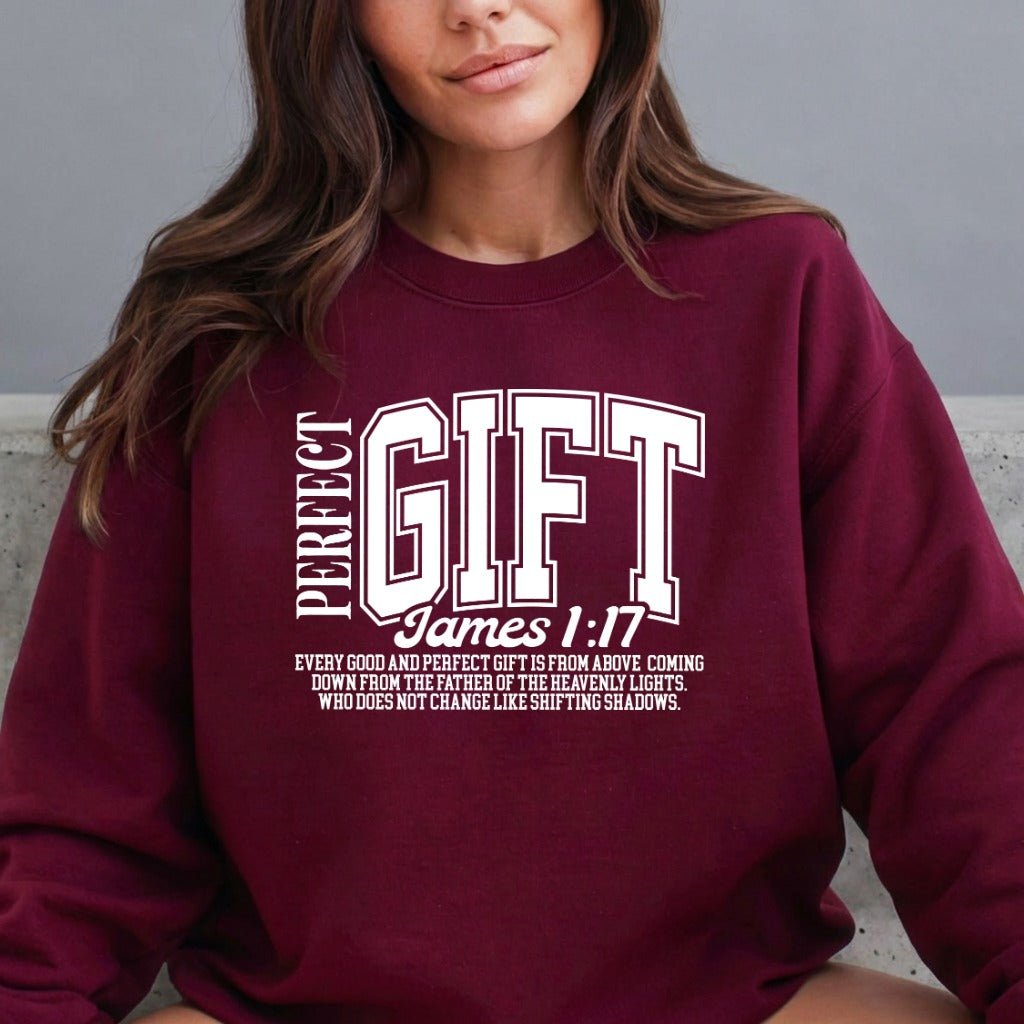Perfect Gift James 1:17 | Divine Blessings Sweatshirt - Luckets.com