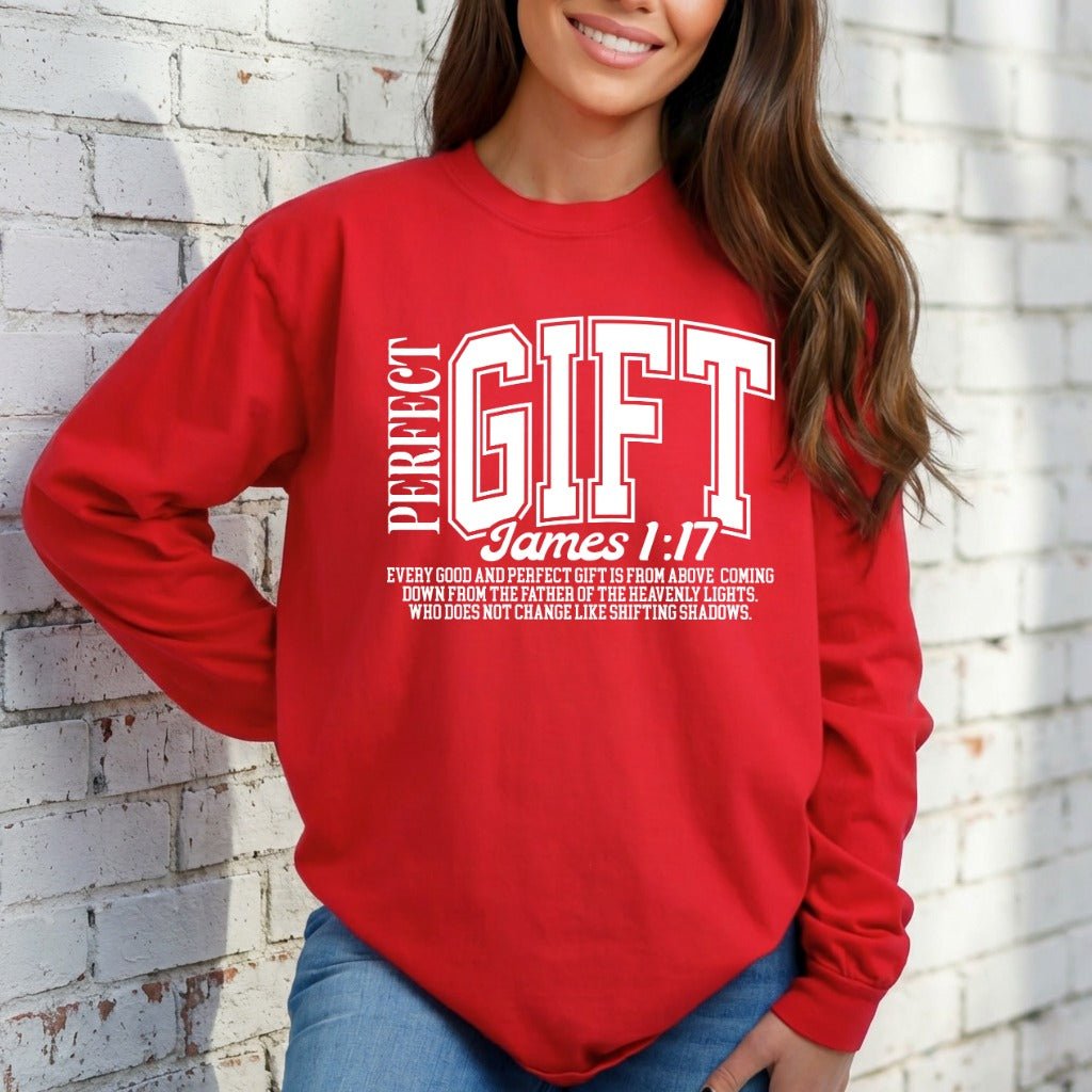 Perfect Gift James 1:17 | Divine Blessings Sweatshirt - Luckets.com