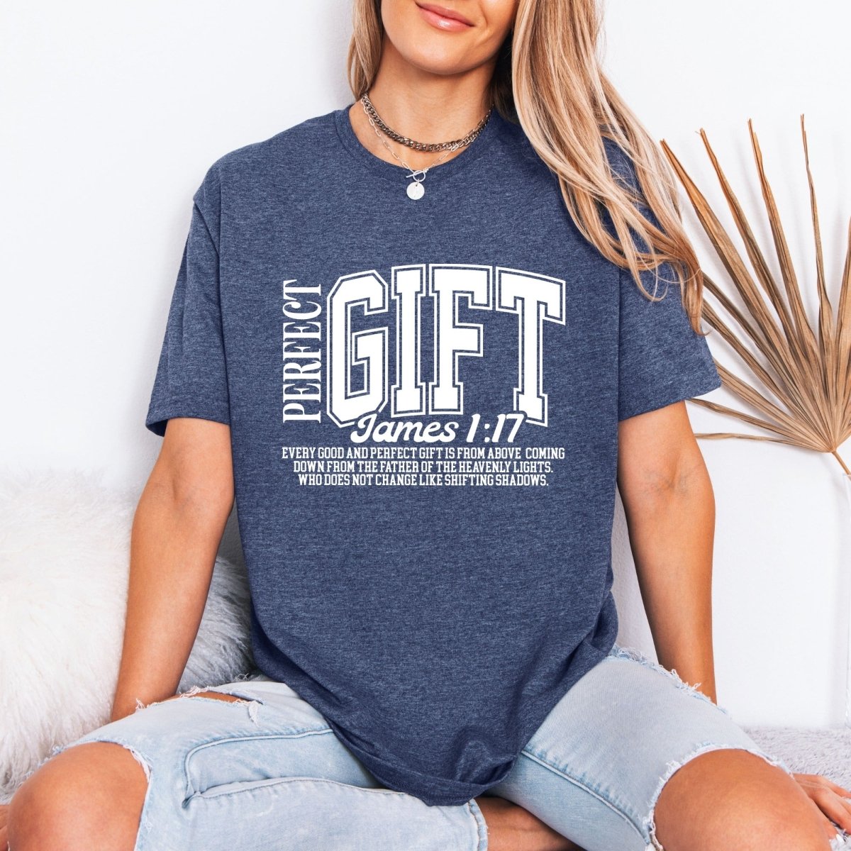 Perfect Gift | James 1:17 Scripture Tee - Luckets.com