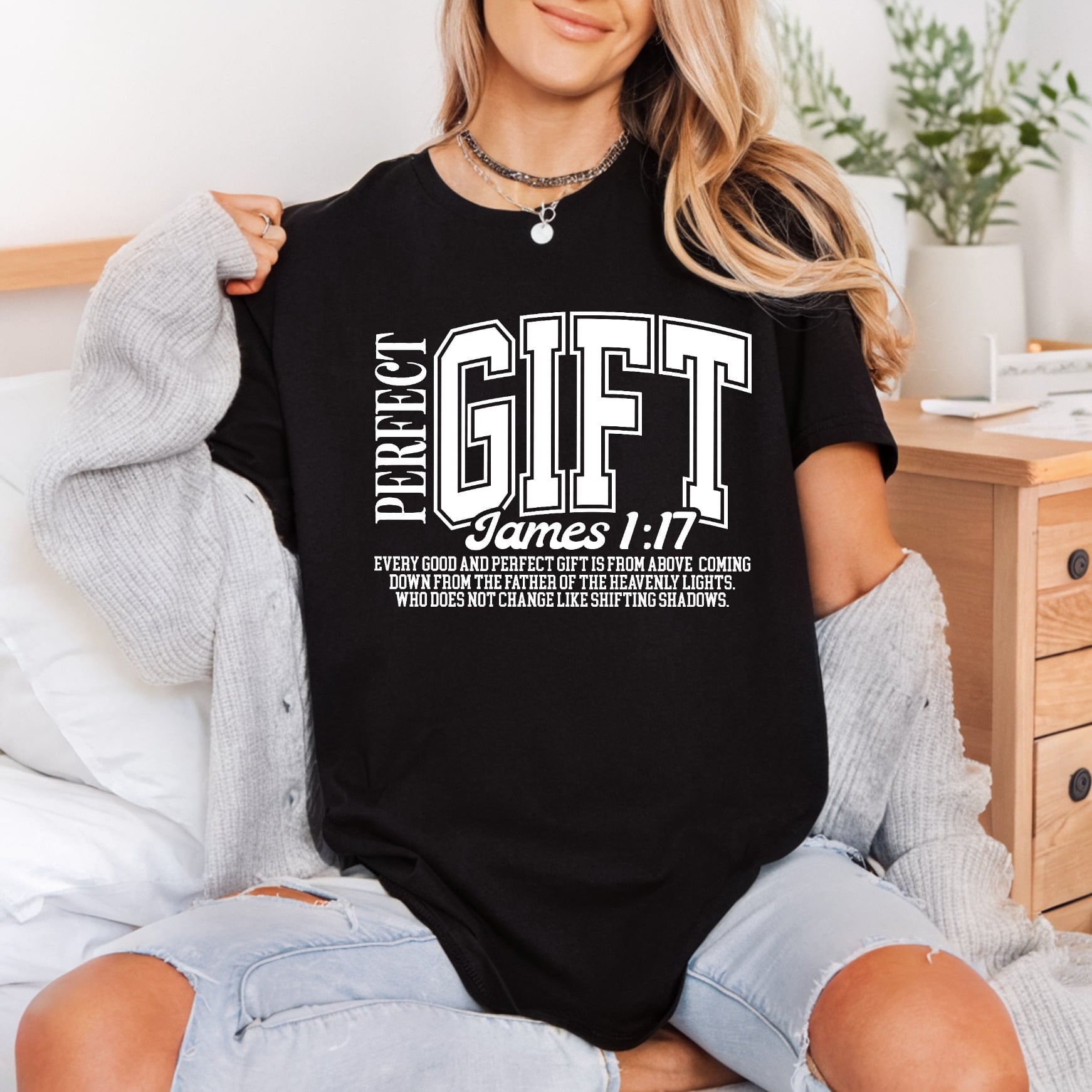 Perfect Gift James Quote Christian Faith Ready to Press DTF Transfer for Dtf