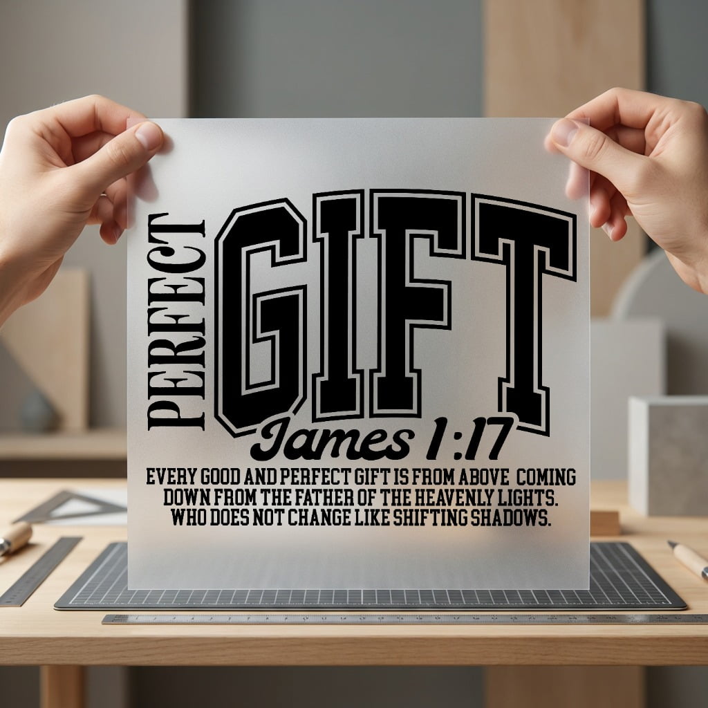 Perfect Gift James Quote Christian Faith Ready to Press DTF Transfer for Dtf