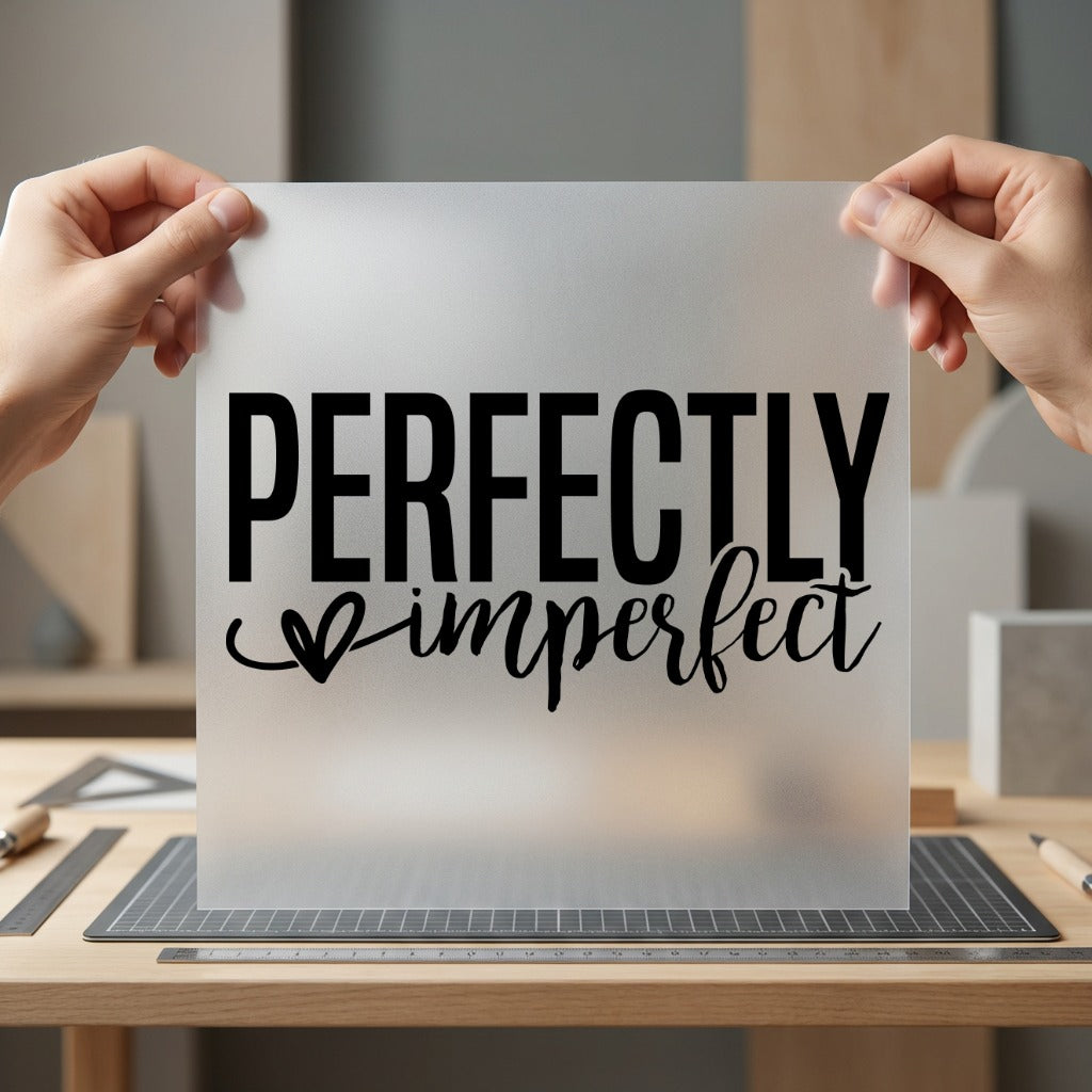 Perfectly Imperfect Empowering Diy Positive Vibes Collection Empowerment Collection Ready to Press DTF Transfer for Dtf