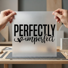 Perfectly Imperfect Empowering Diy Positive Vibes Collection Empowerment Collection Ready to Press DTF Transfer for Dtf