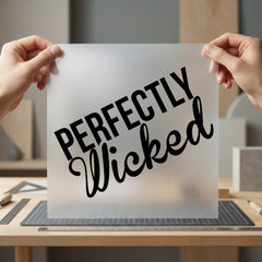 Perfectly Wicked Spooky Script Halloween Mom Ready to Press DTF Transfer for Dtf