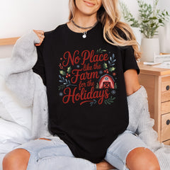 Place Like Farm Holidays Usa Christmas Ready to Press DTF Transfer for Dtf