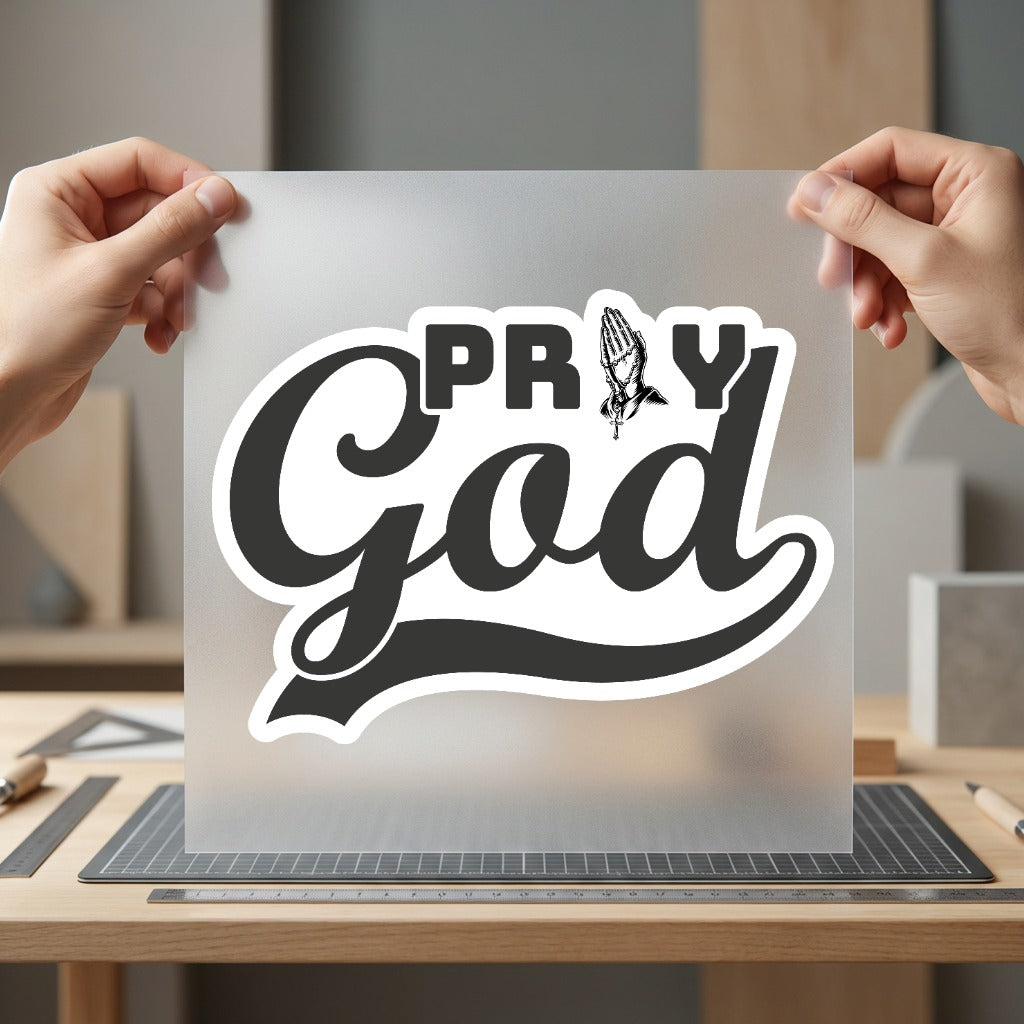 Pray God Hands Faith-inspired Christian Faith Ready to Press DTF Transfer for Dtf