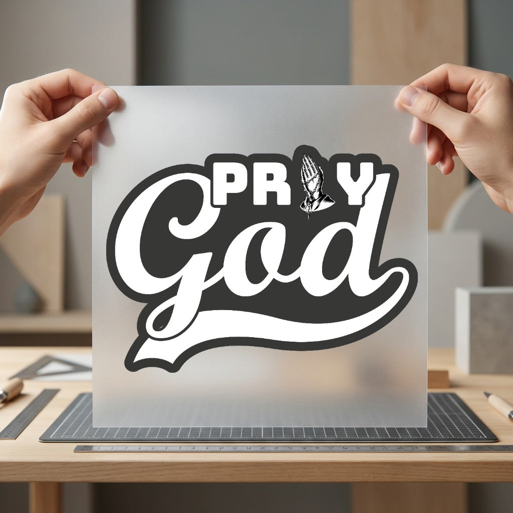 Pray God Hands Faith-inspired Christian Faith Ready to Press DTF Transfer for Dtf