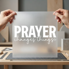 Prayer Changes Things Faith Christian Faith Ready to Press DTF Transfer for Dtf