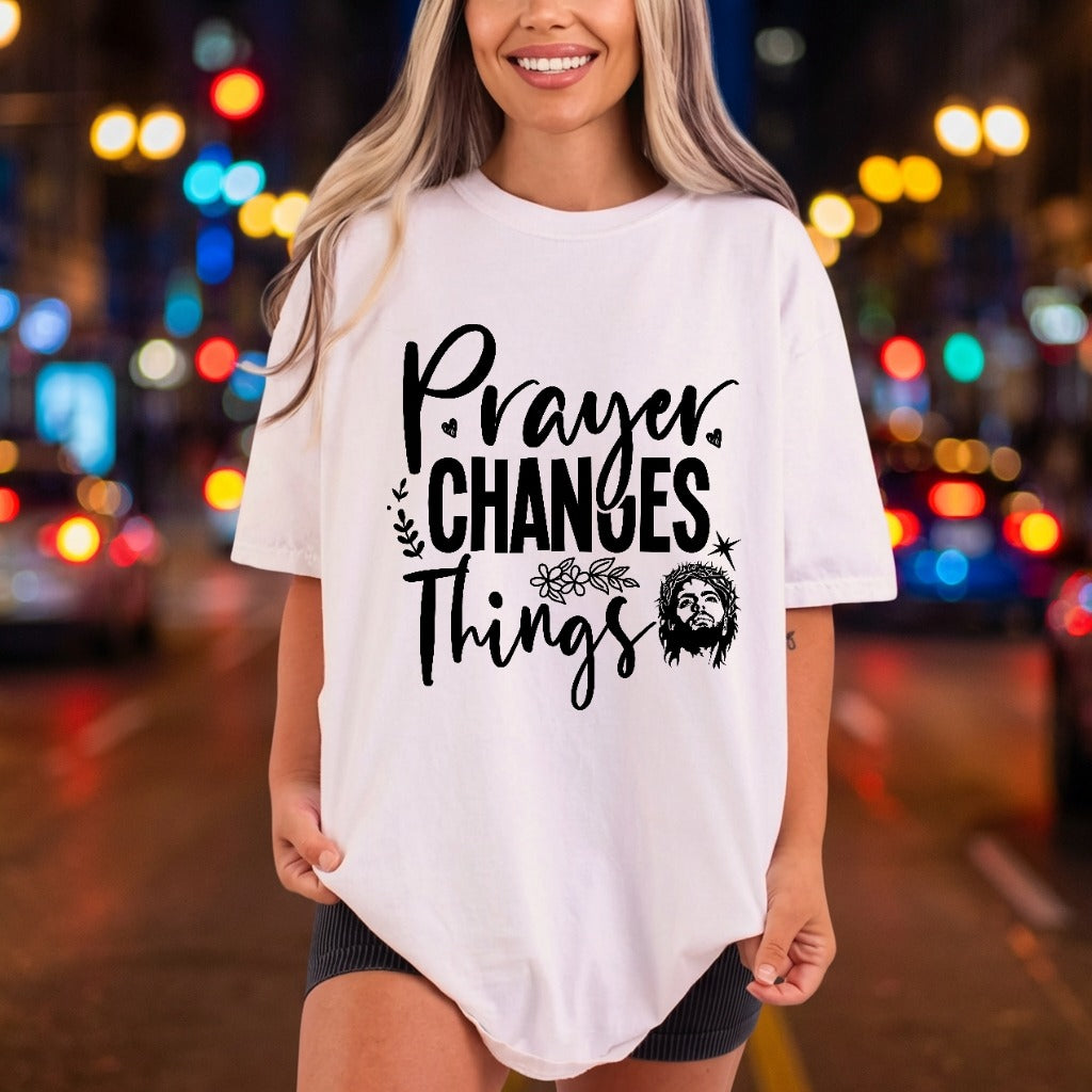 Prayer Changes Things Faith-inspired Christian Faith Ready to Press DTF Transfer for Dtf