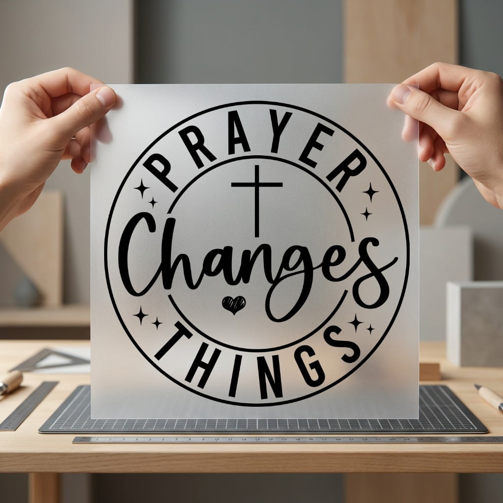 Prayer Changes Things Faith-inspired Christian Faith Ready to Press DTF Transfer for Dtf
