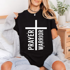 Prayer Warrior Cross Faith-inspired Christian Faith Ready to Press DTF Transfer for Dtf