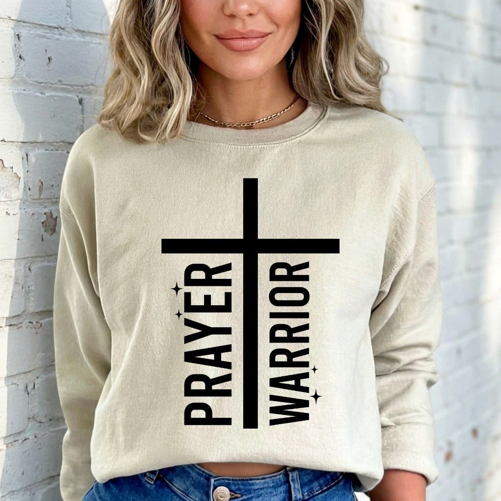 Prayer Warrior | Faith & Strength Sweatshirt - Luckets.com