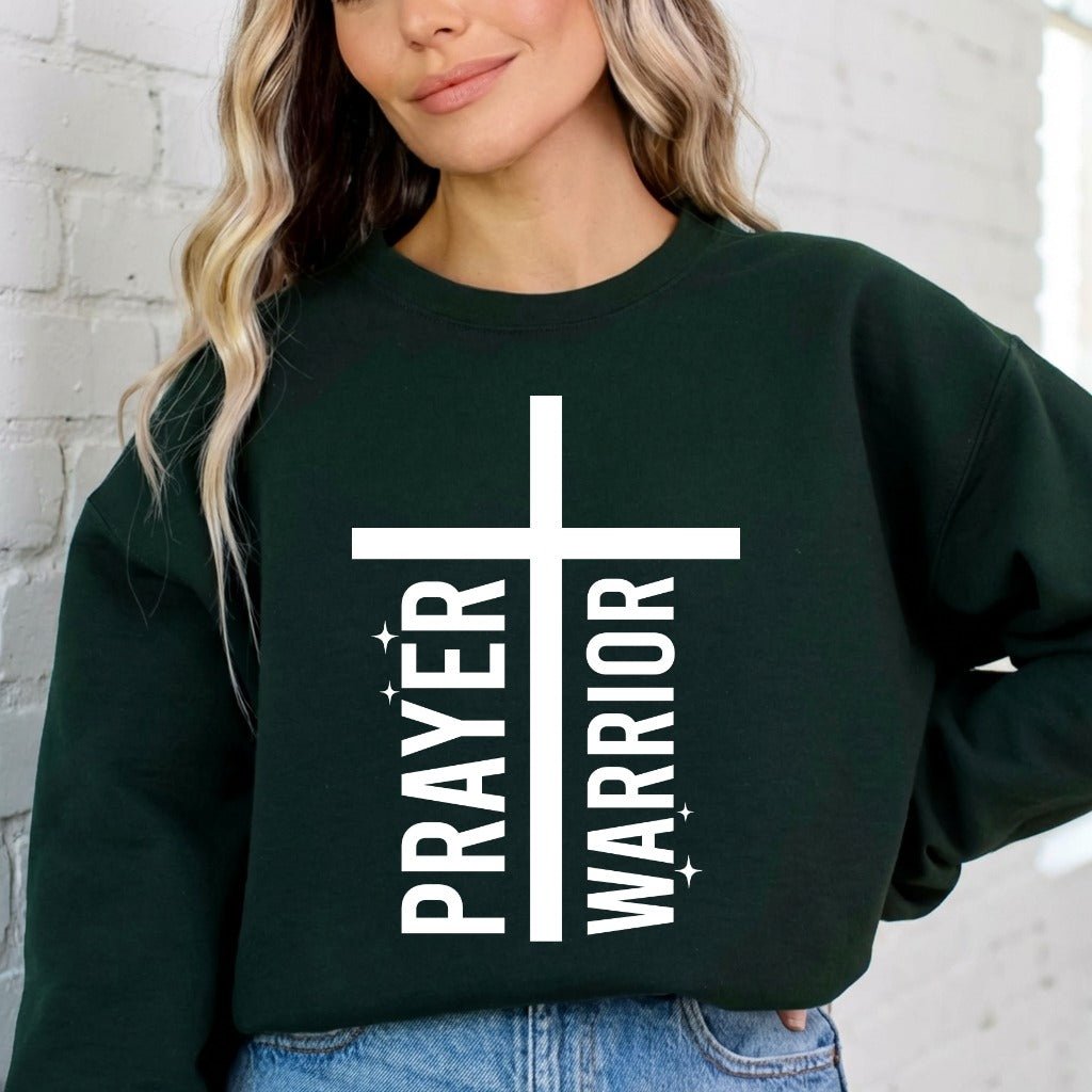 Prayer Warrior | Faith & Strength Sweatshirt - Luckets.com