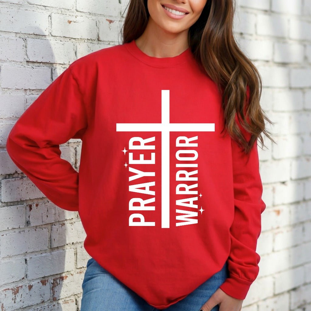 Prayer Warrior | Faith & Strength Sweatshirt - Luckets.com