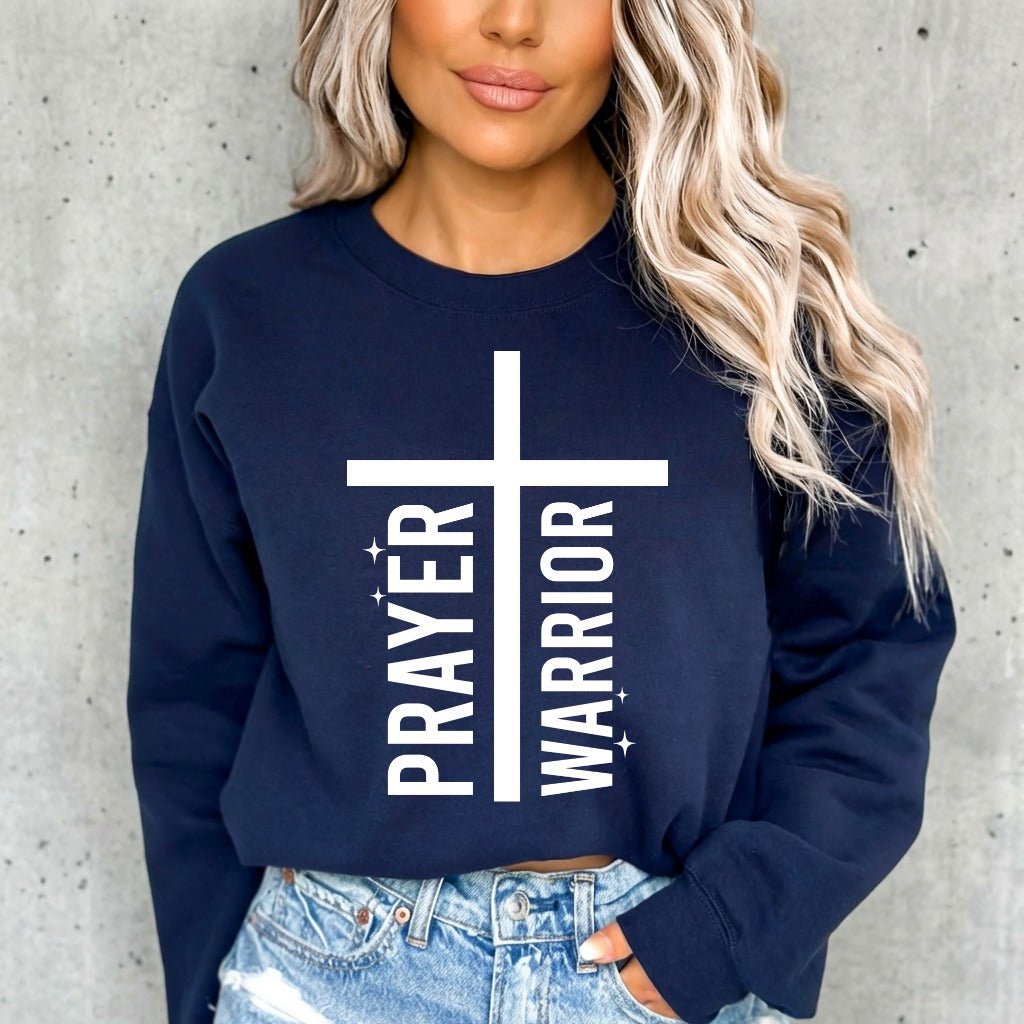 Prayer Warrior | Faith & Strength Sweatshirt - Luckets.com