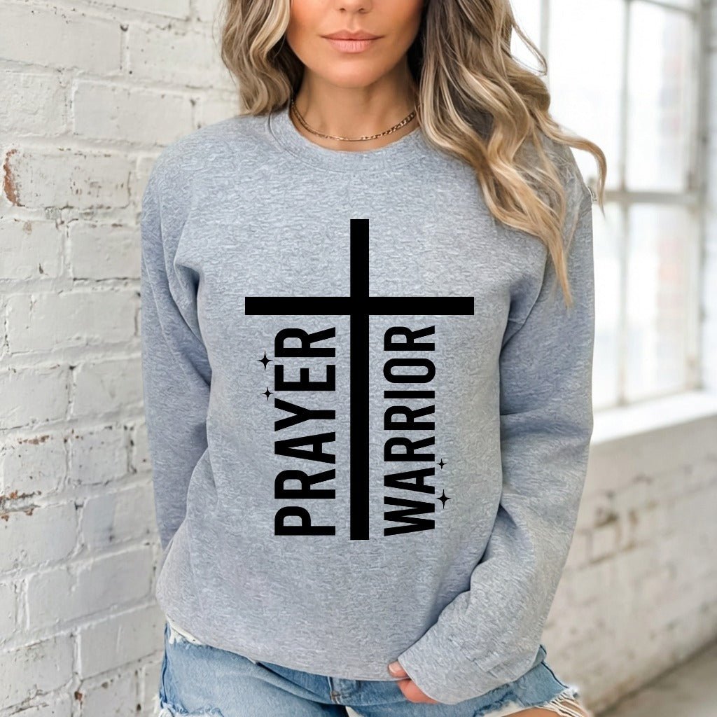 Prayer Warrior | Faith & Strength Sweatshirt - Luckets.com