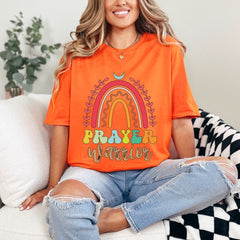 Prayer Warrior | Rainbow Faith Tee - Luckets.com