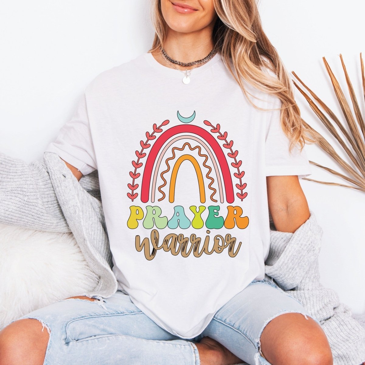 Prayer Warrior | Rainbow Faith Tee - Luckets.com