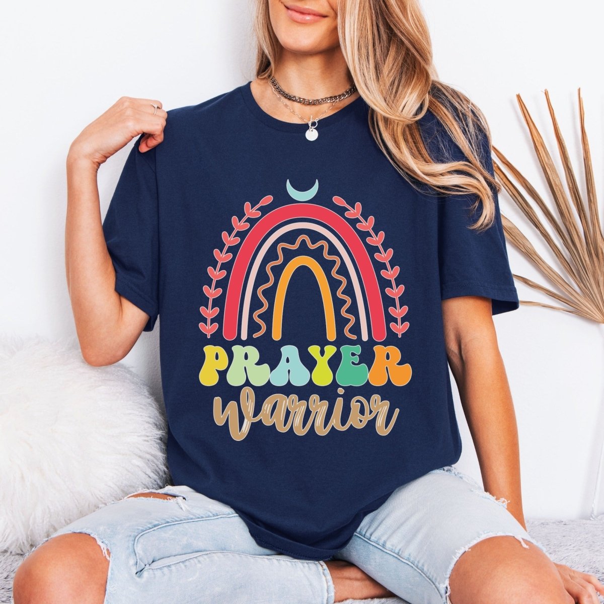 Prayer Warrior | Rainbow Faith Tee - Luckets.com