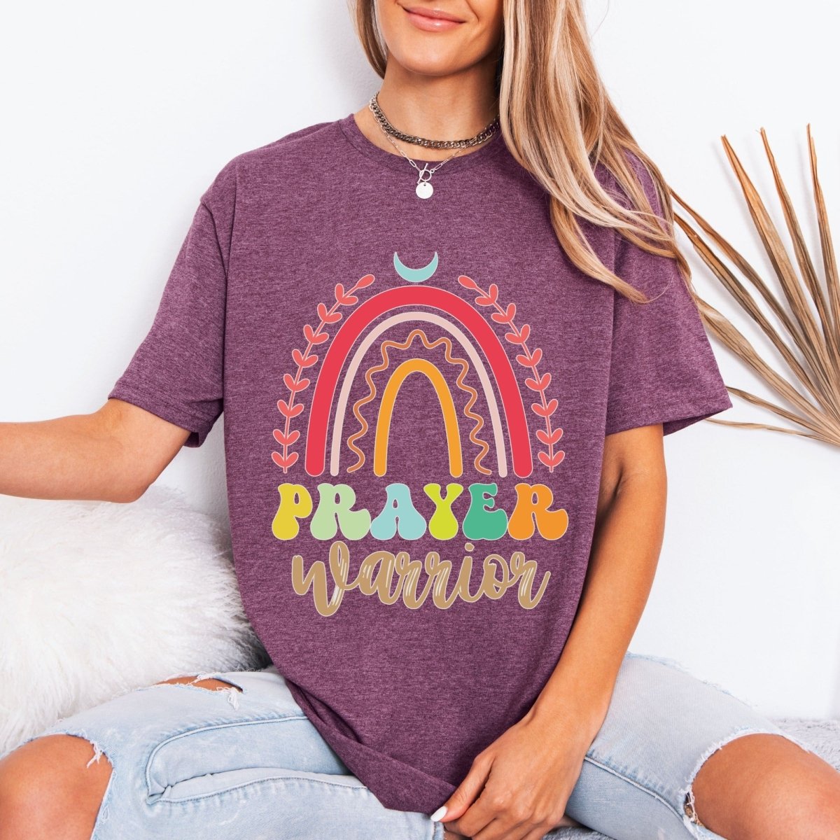 Prayer Warrior | Rainbow Faith Tee - Luckets.com