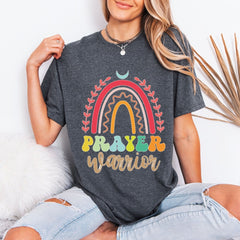 Prayer Warrior | Rainbow Faith Tee - Luckets.com