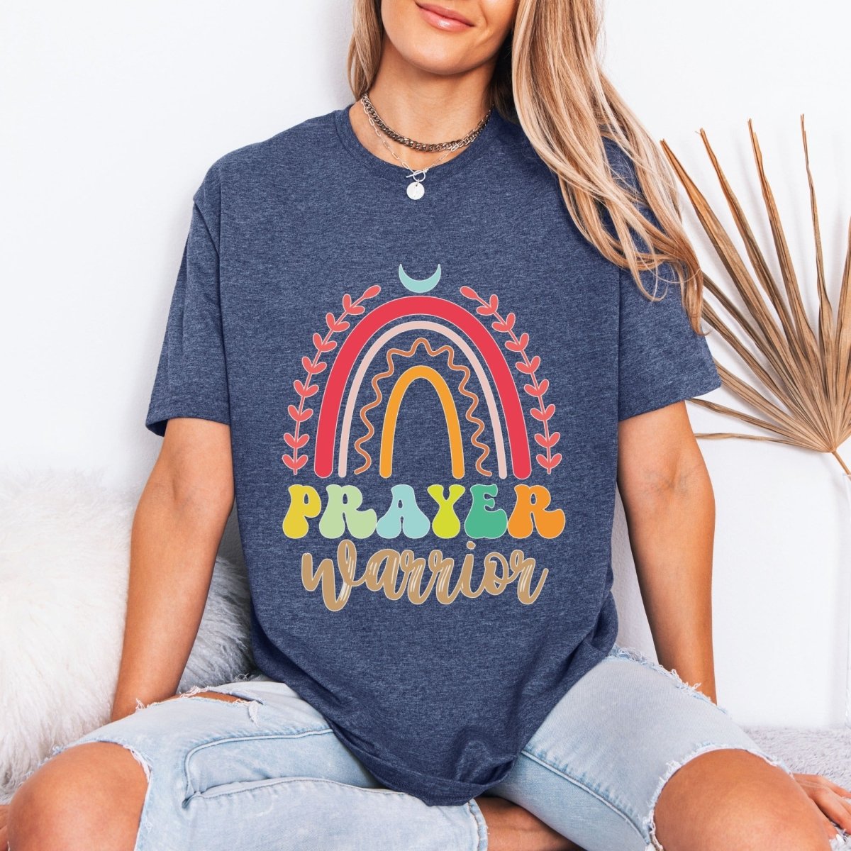 Prayer Warrior | Rainbow Faith Tee - Luckets.com