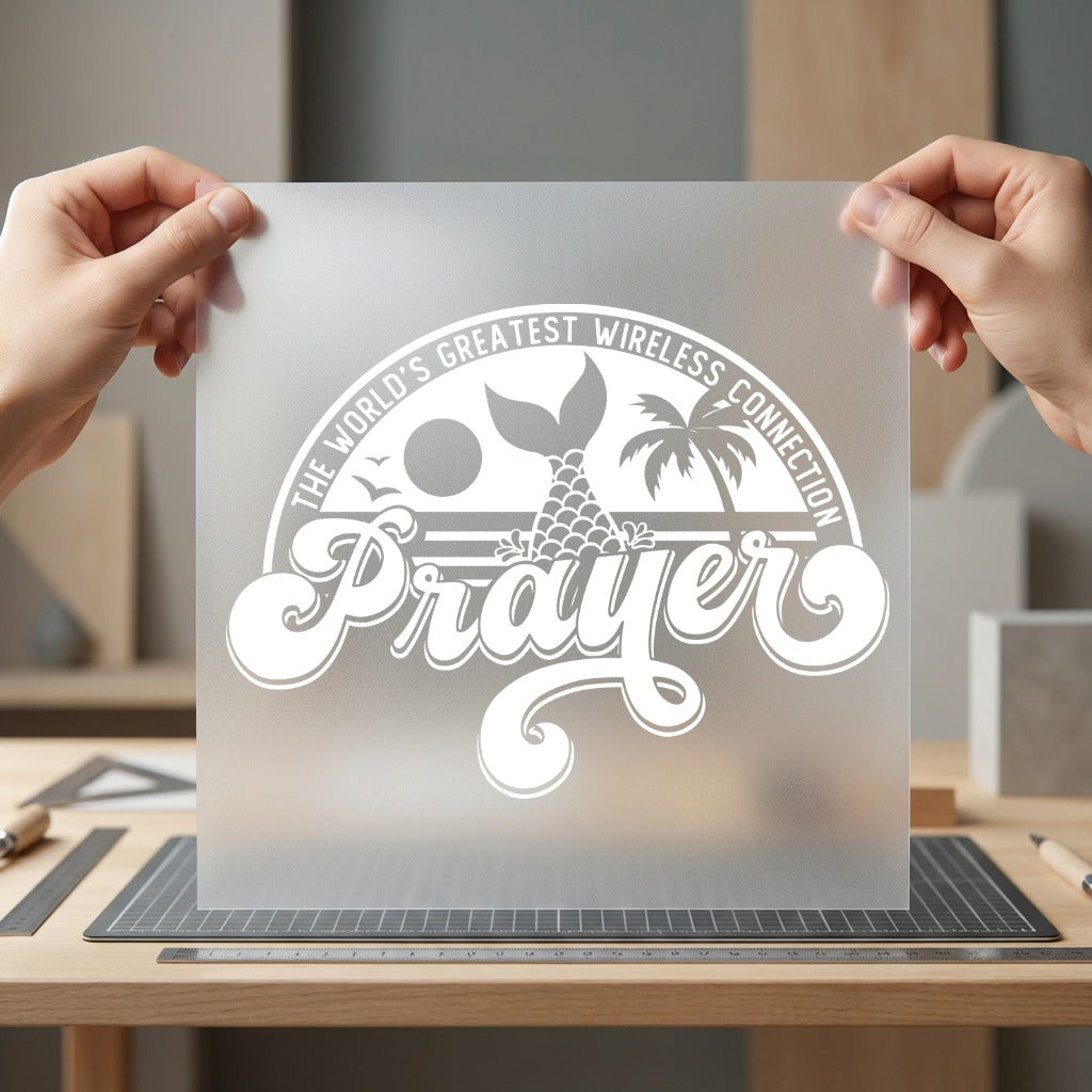 Prayer World Greatest Wireless Faith Prayer Ready to Press DTF Transfer for Dtf