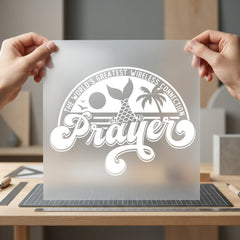 Prayer World Greatest Wireless Faith Prayer Ready to Press DTF Transfer for Dtf