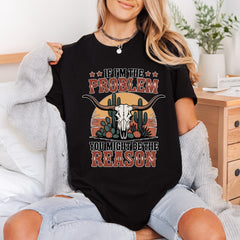 Problem Western Diy Usa Funny Ready to Press DTF Transfer for Dtf
