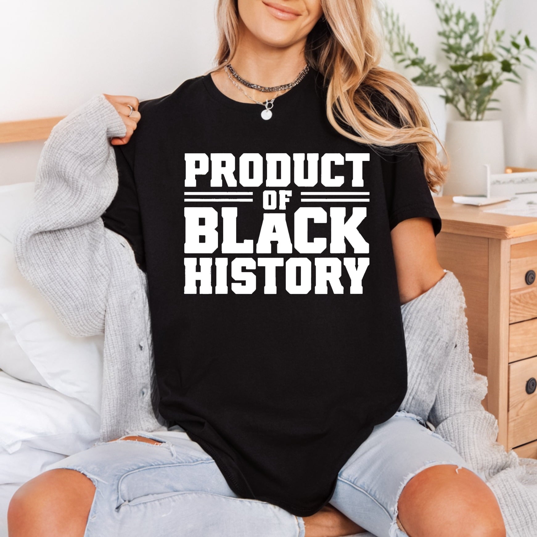Product Black History Bold Vintage Retro Ready to Press DTF Transfer for Dtf