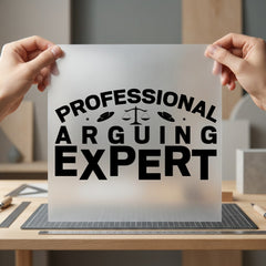 Professional Arguing Expert Funny Funny Sarcastic Ready to Press DTF Transfer for Dtf