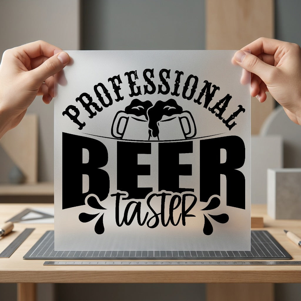 Professional Beer Taster Bar Food & Drink Culture Collection Father's Day Collection Ready to Press DTF Transfer for Dtf