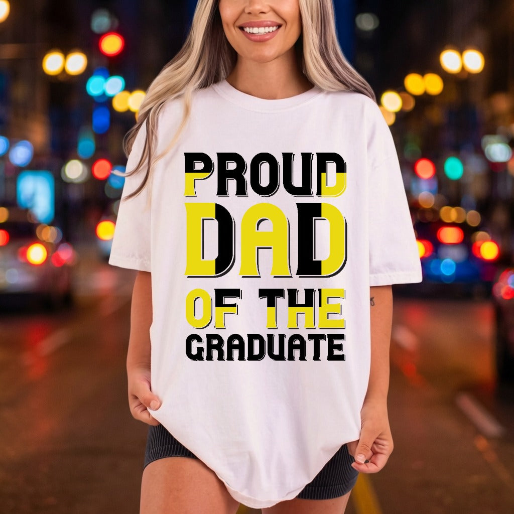 Proud Dad Graduate Bold Dad Ready to Press DTF Transfer for Dtf