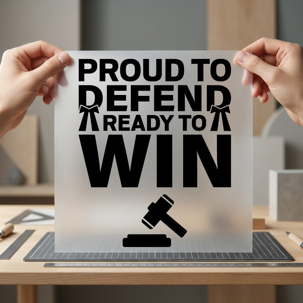 Proud Defend Win Legal Positive Vibes Collection Hustle & Ambition Collection Ready to Press DTF Transfer for Dtf