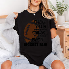 Proud Football Mama Sports Mom Mama Ready to Press DTF Transfer for Dtf