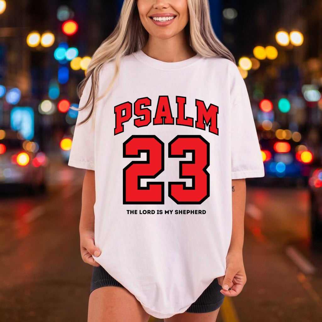 Psalm Faith Bold Red Christian Faith Ready to Press DTF Transfer for Dtf