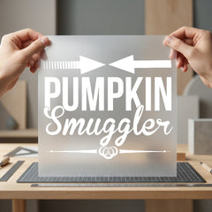 Pumpkin Smuggler Funny Fall Halloween Fall Ready to Press DTF Transfer for Dtf