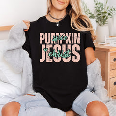 Pumpkin Spice Jesus Christ Christian Faith Ready to Press DTF Transfer for Dtf