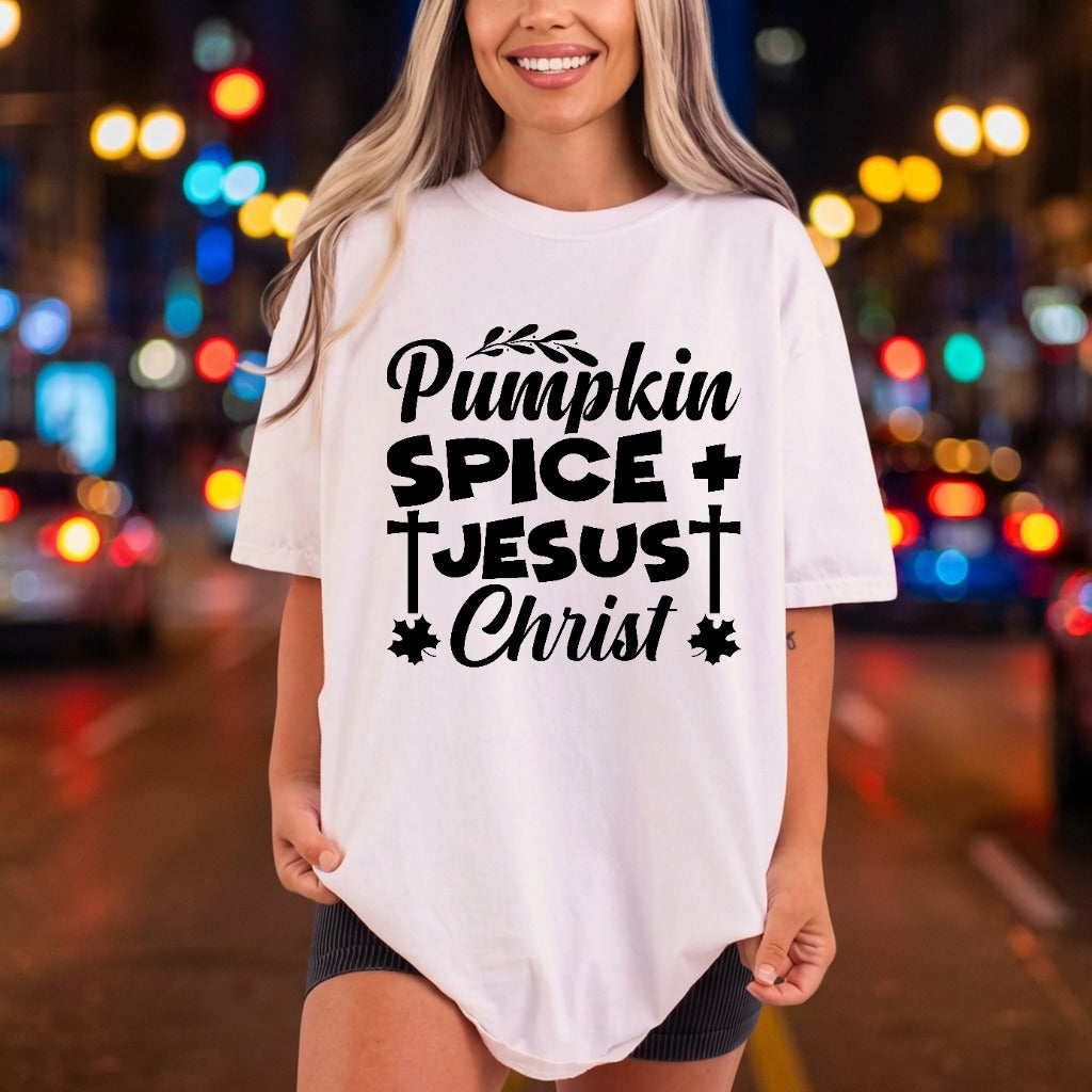 Pumpkin Spice Jesus Christ Christian Faith Ready to Press DTF Transfer for Dtf