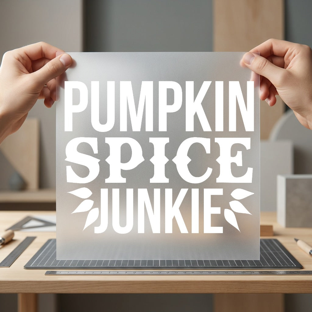 Pumpkin Spice Junkie Fall Thanksgiving Fall Ready to Press DTF Transfer for Dtf