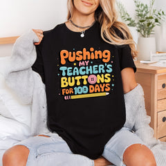 Pushing Teacher Buttons Retro Teacher Funny Ready to Press DTF Transfer for Dtf