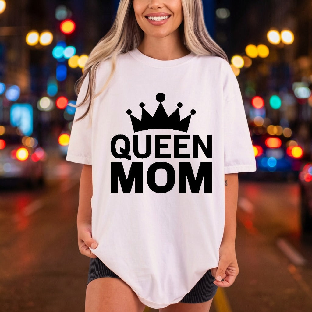 Queen Mom Crown Mother Mom Ready to Press DTF Transfer for Dtf