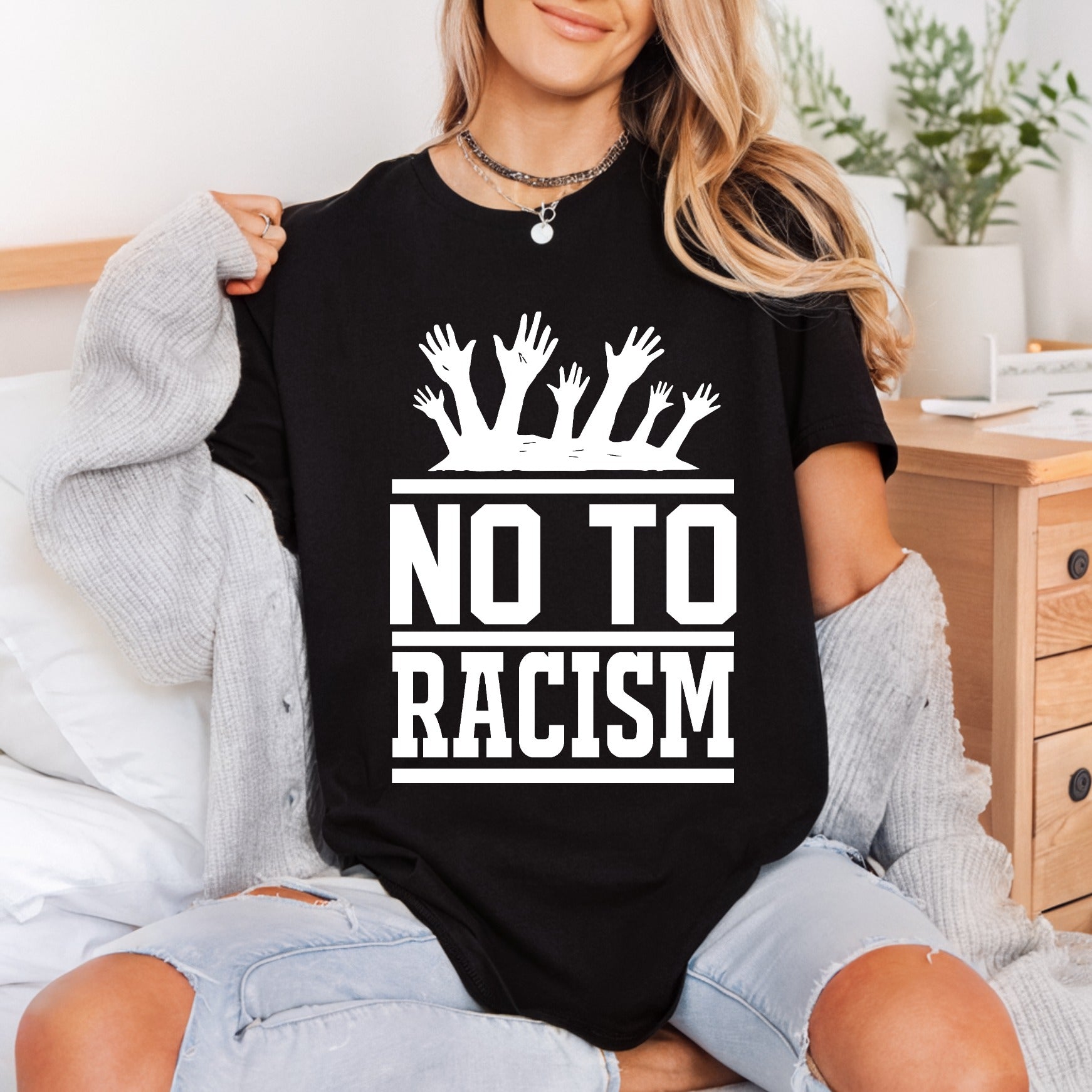 Racism Hands Protest Diy Usa Freedom Ready to Press DTF Transfer for Dtf