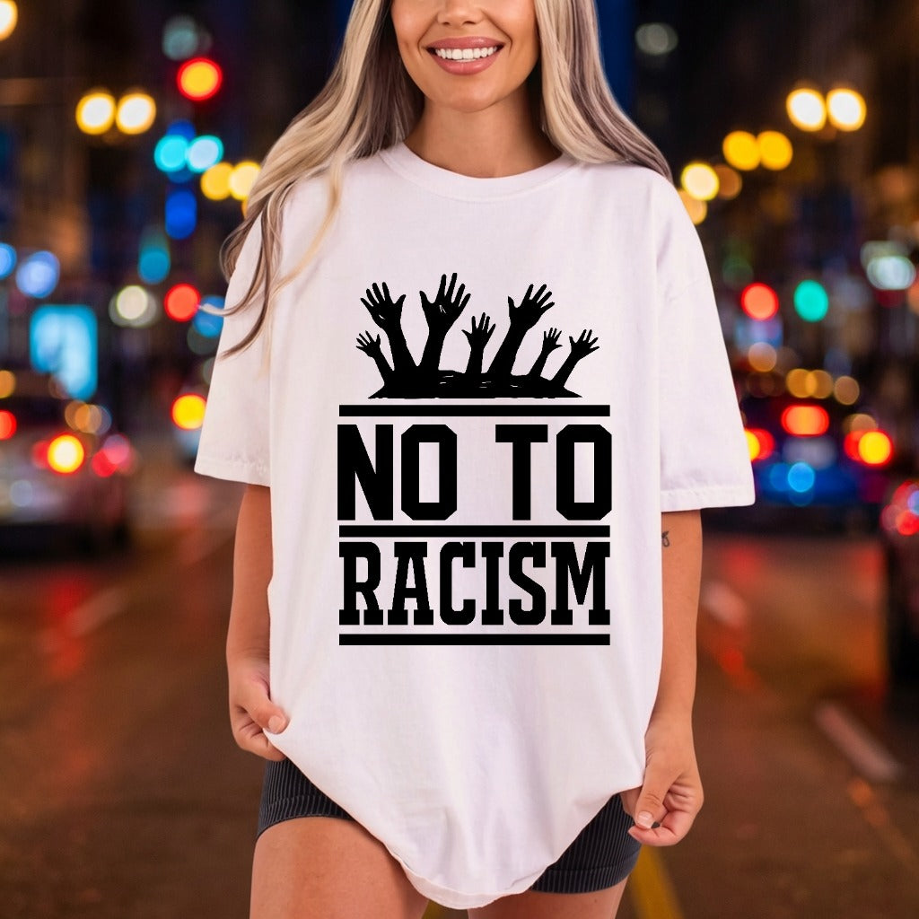 Racism Hands Protest Diy Usa Freedom Ready to Press DTF Transfer for Dtf
