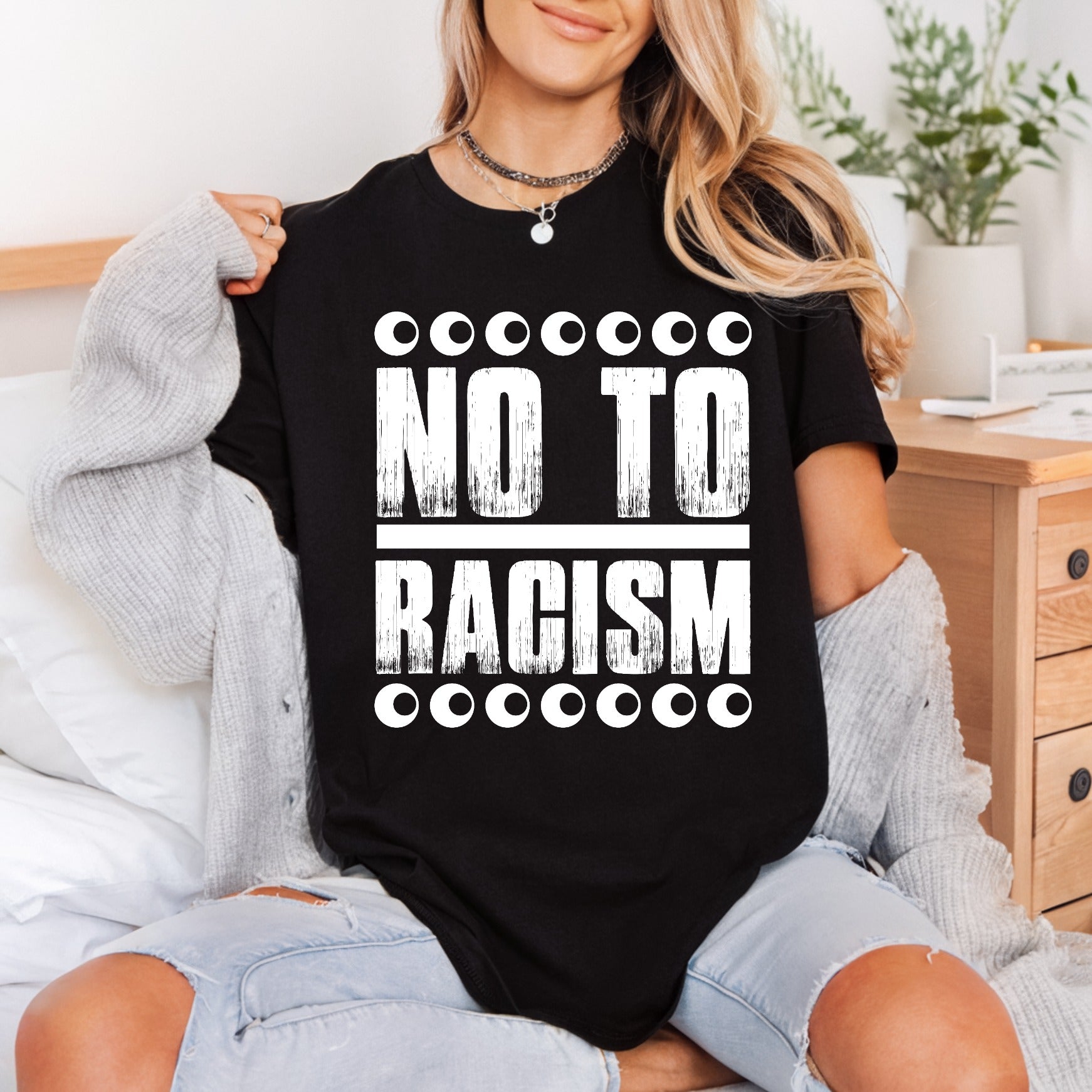 Racism Statement Diy Vintage Retro Ready to Press DTF Transfer for Dtf