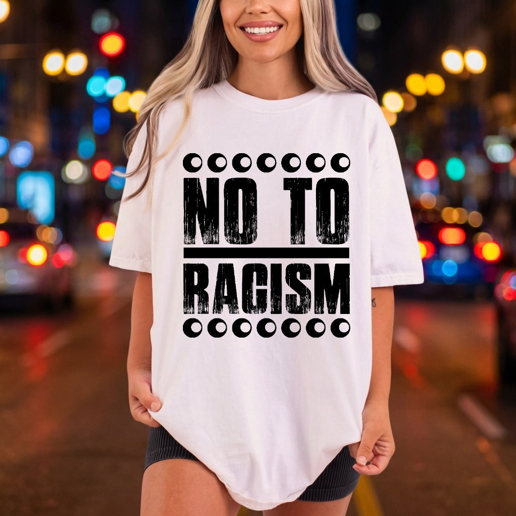 Racism Statement Diy Vintage Retro Ready to Press DTF Transfer for Dtf