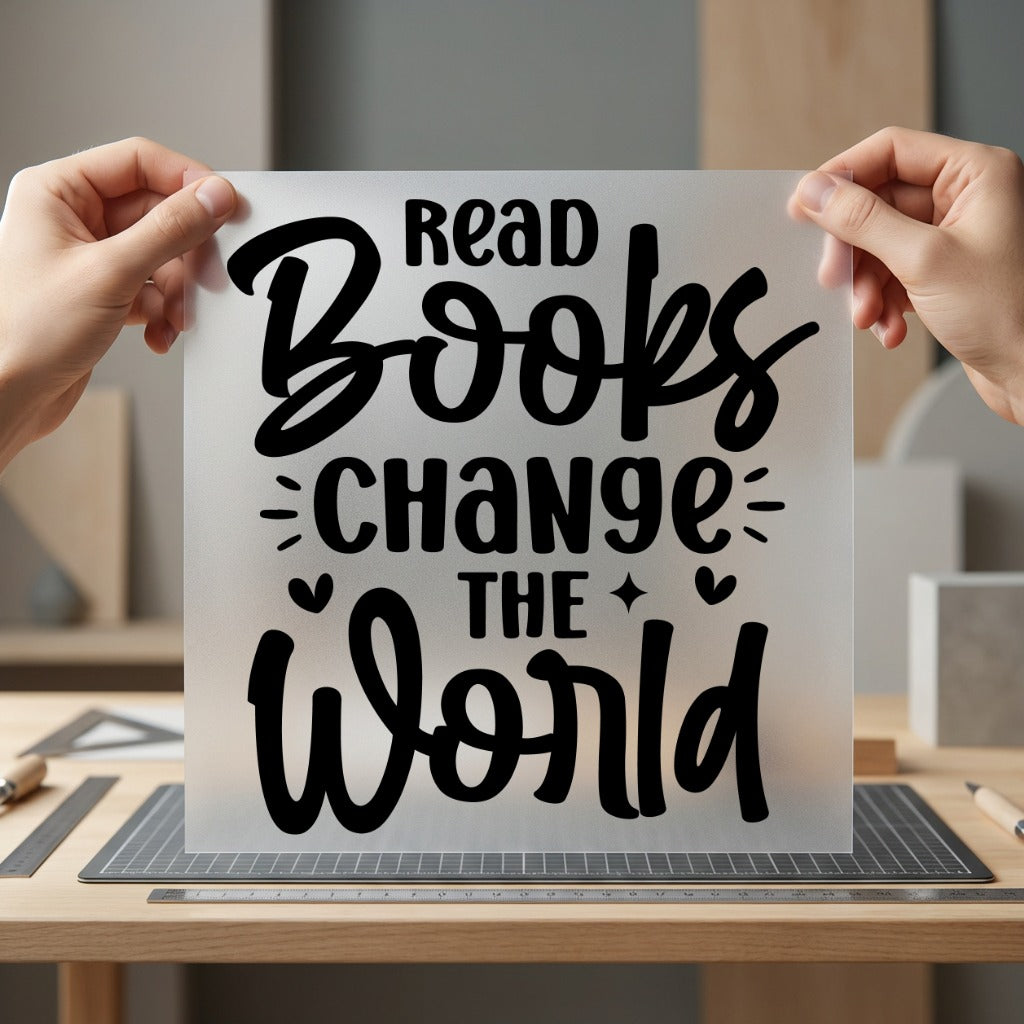 Read Books Change World Teacher Aesthetic Ready to Press DTF Transfer for Dtf